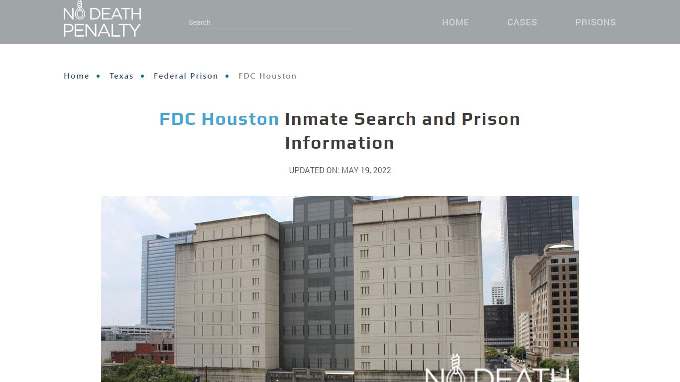 FDC Houston Inmate Search, Visitation, Phone no. & Mailing ...